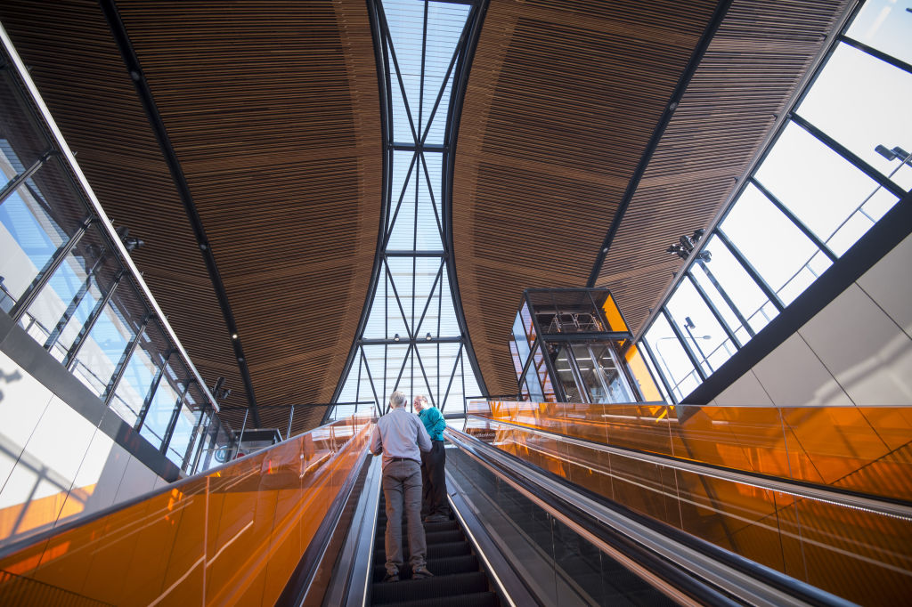 The new metro station at Rouse Hill is a game changer for residents in the area. Photo: Wolter Peeters
