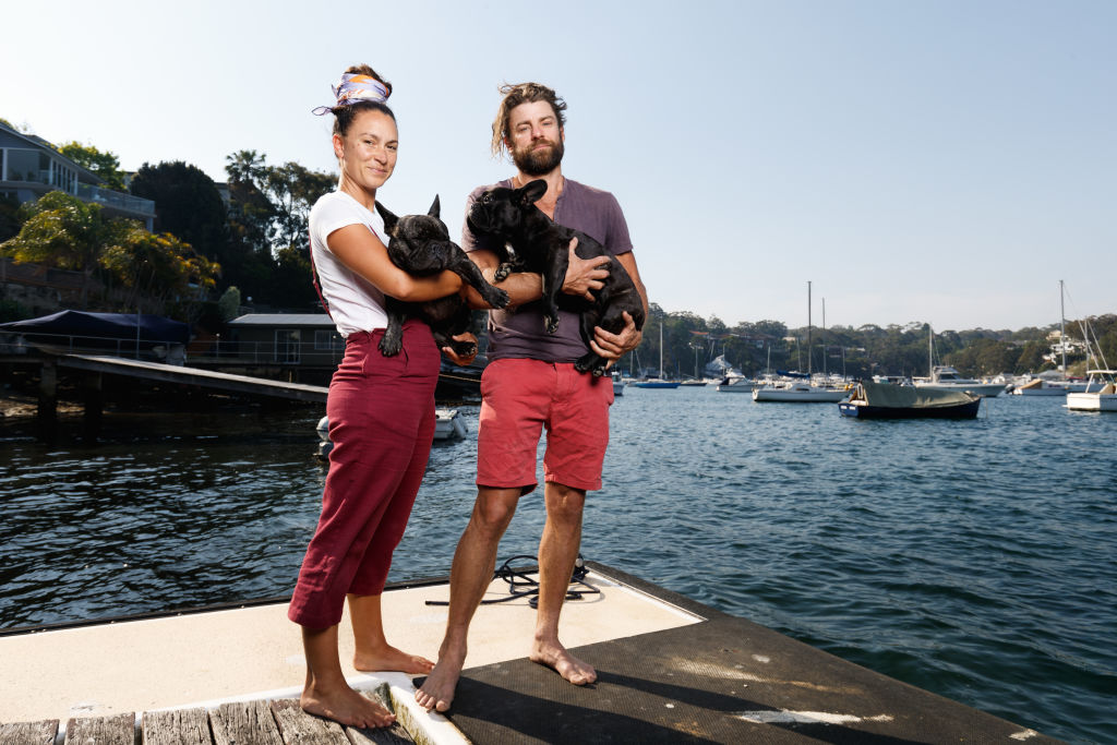 Richard Whitfield and Simone Pritchard in Dolans Bay