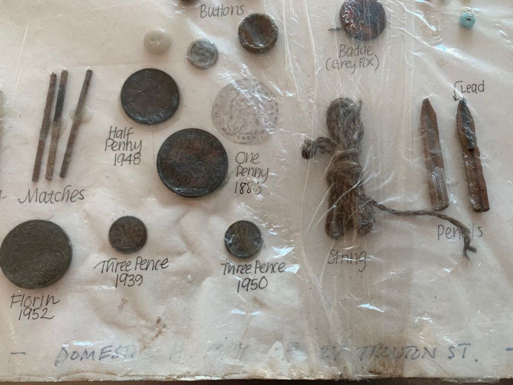 When the home was renovated and extended in 1997, all kinds of artefacts were found. Photo: Supplied