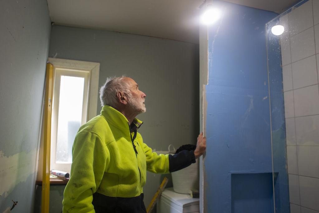 He's close with his tenants, and does some renovations and repairs himself.  Photo: Stephen McKenzie