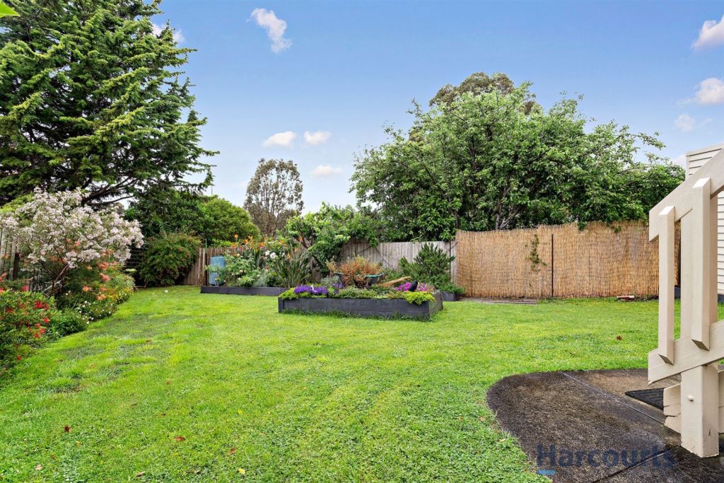 The home is set on a 690-square-metre block, and has a lovely garden area.