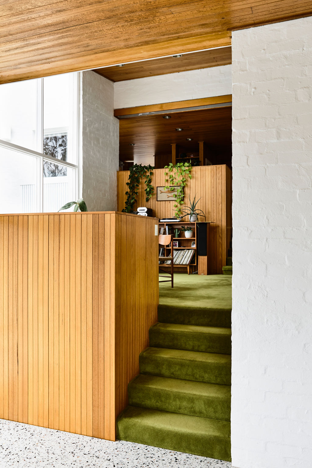 There are stairs and split levels everywhere in this house. Photo: Derek Swalwell
