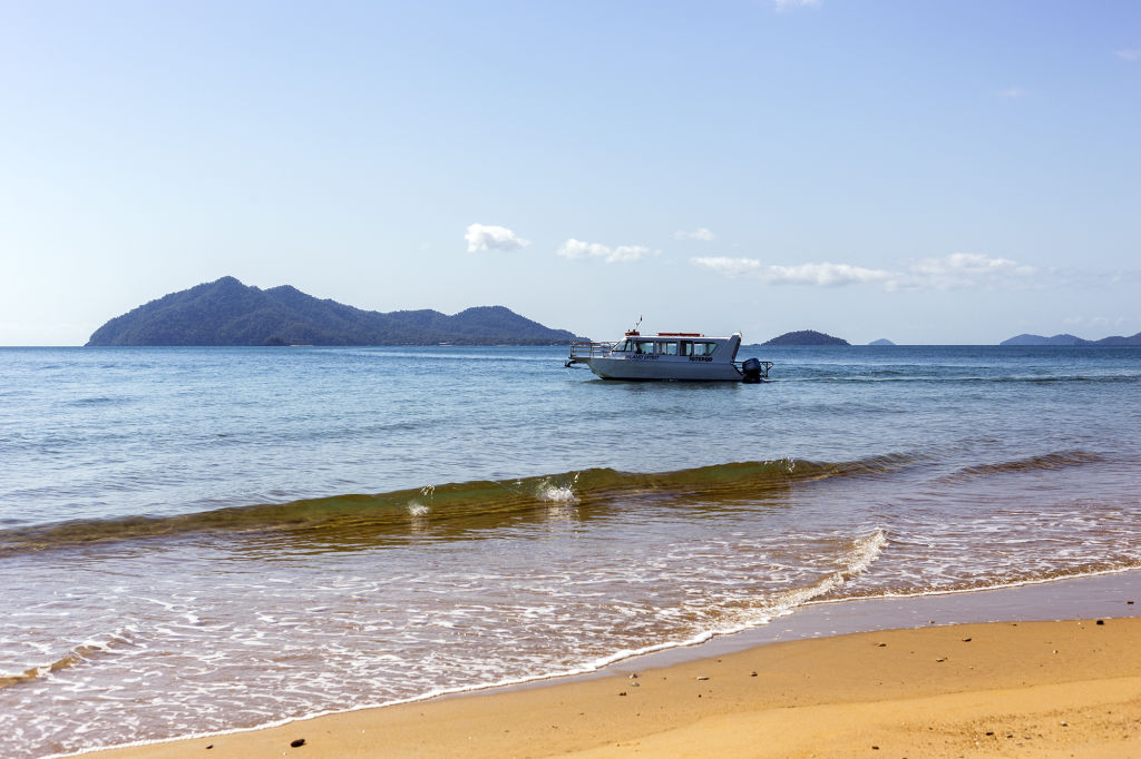 A water taxi heading out to Dunk Island. Photo: Jennifer Morton