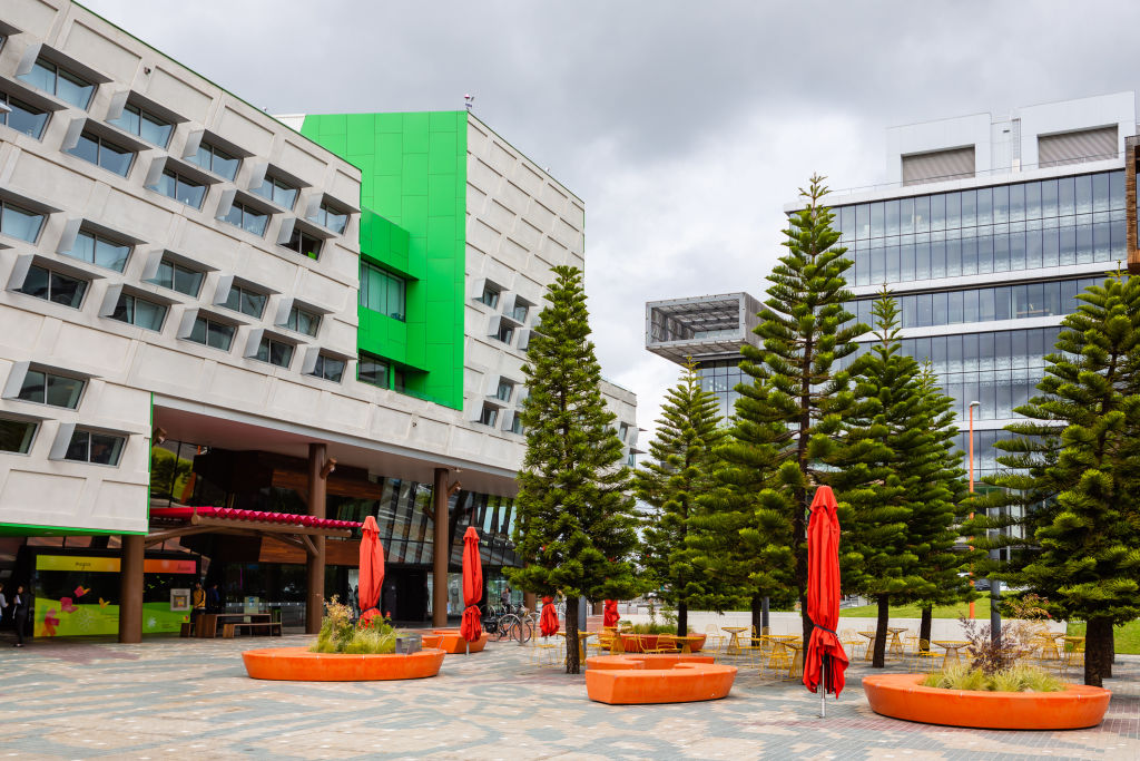 Revitalised city square in Dandenong.  Photo: Greg Briggs