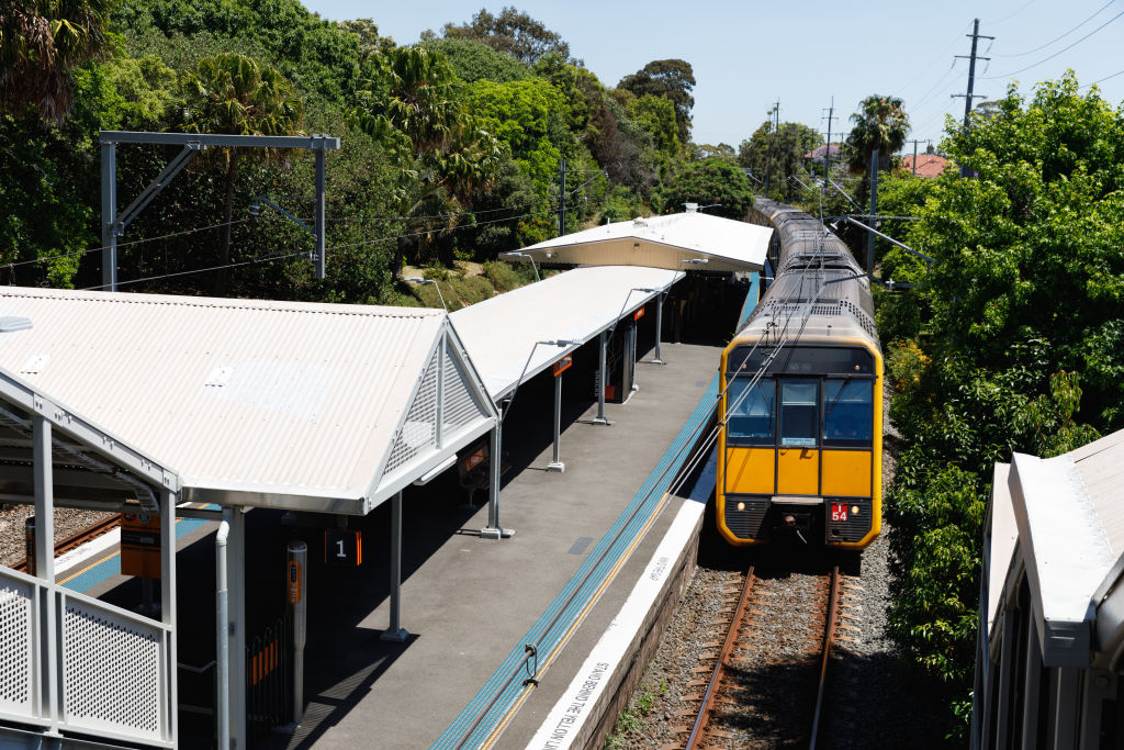 Properties within one kilometre of a train or light rail station generally sell faster. Photo: Steven Woodburn