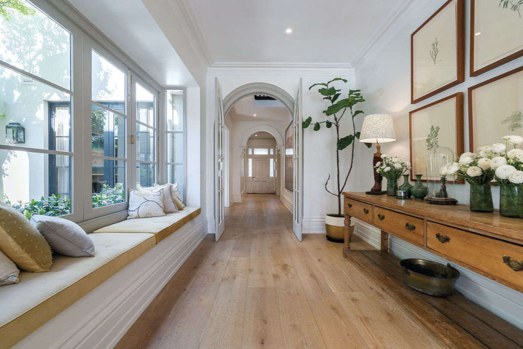 The home is completely renovated behind its historic facade. Photo: Marshall White