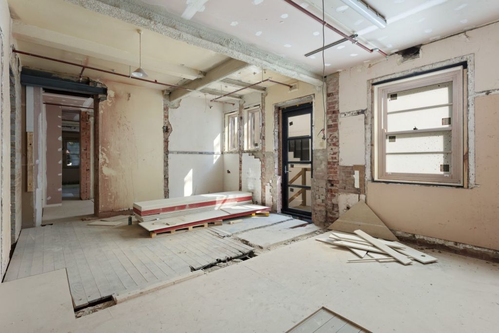 The Block Two ground floor empty shell apartments for sale in The