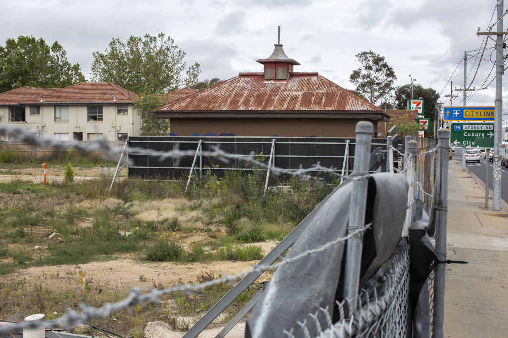 A heritage listed sub-station, which may be impacted by the development. Photo: Stephen McKenzie