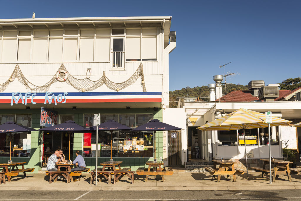 Kafe Kaos on Mountjoy Parade is one of the foodie offerings in Lorne. Photo: Robert Blackburn/Visit Victoria