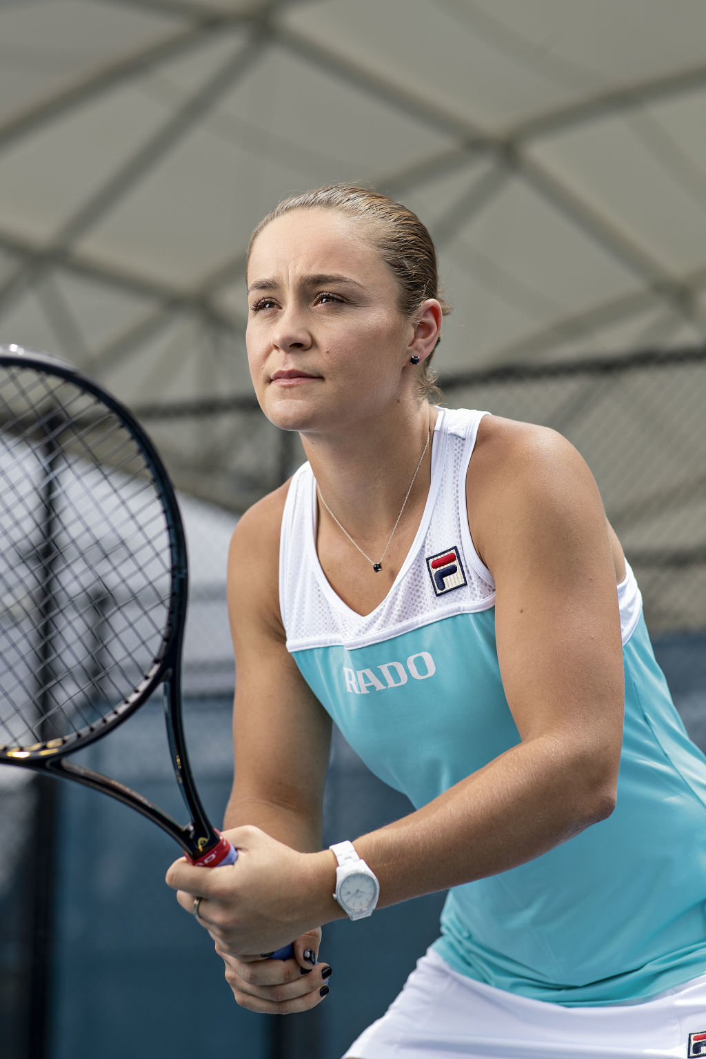 World No.1 female tennis player Ash Barty gets set for the Australian Open