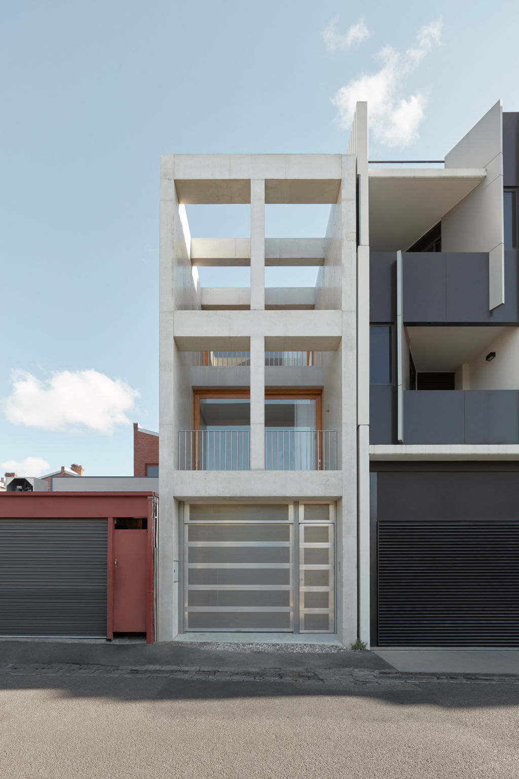 The home's on-site parking is certainly an achievement for an alleyway home. Photo: Tom Ross