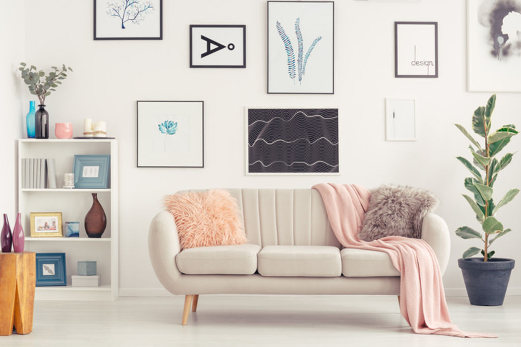 Don’t feel the need to fill walls just so there’s pictures on them. Photo: iStock