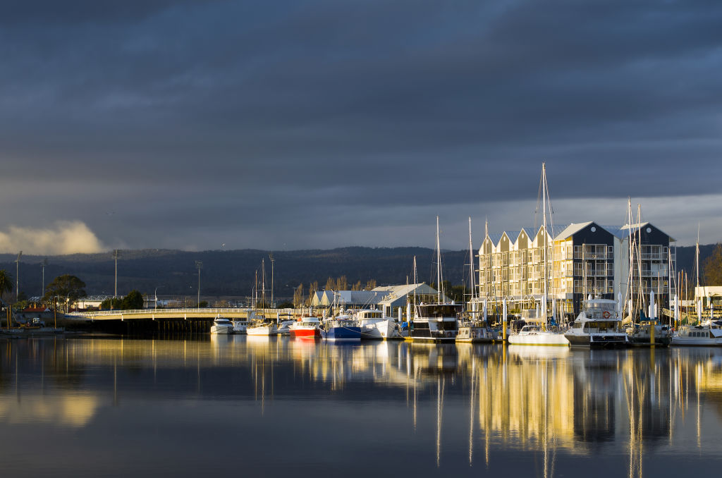 Charles Street Bridge and the seaport in Launceston, about 200 kilometres north of Hobart. Photo: iStock