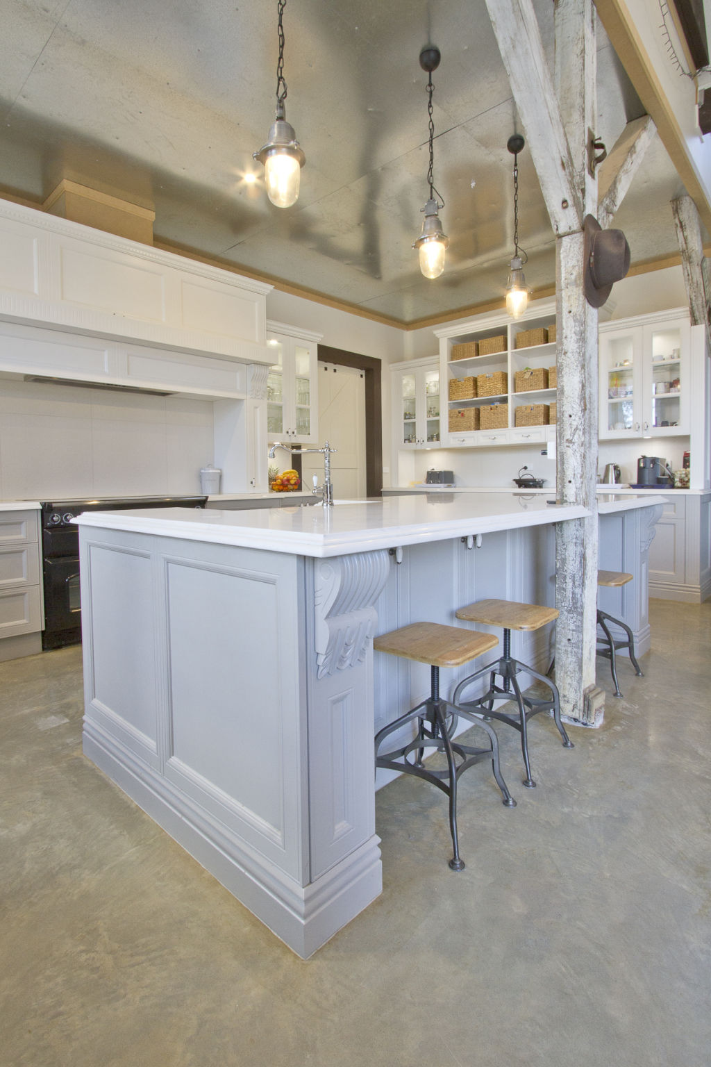 Craig, a cabinet maker, has done much of the work himself. Photo: Michael Robinson Photography