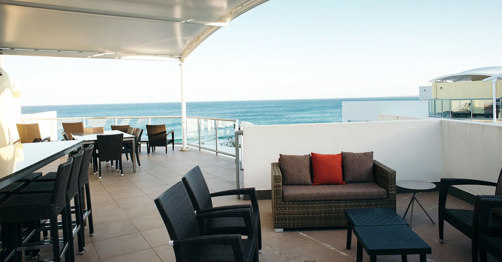 She also has a second beachfront property in Caloundra. Photo: Seestays