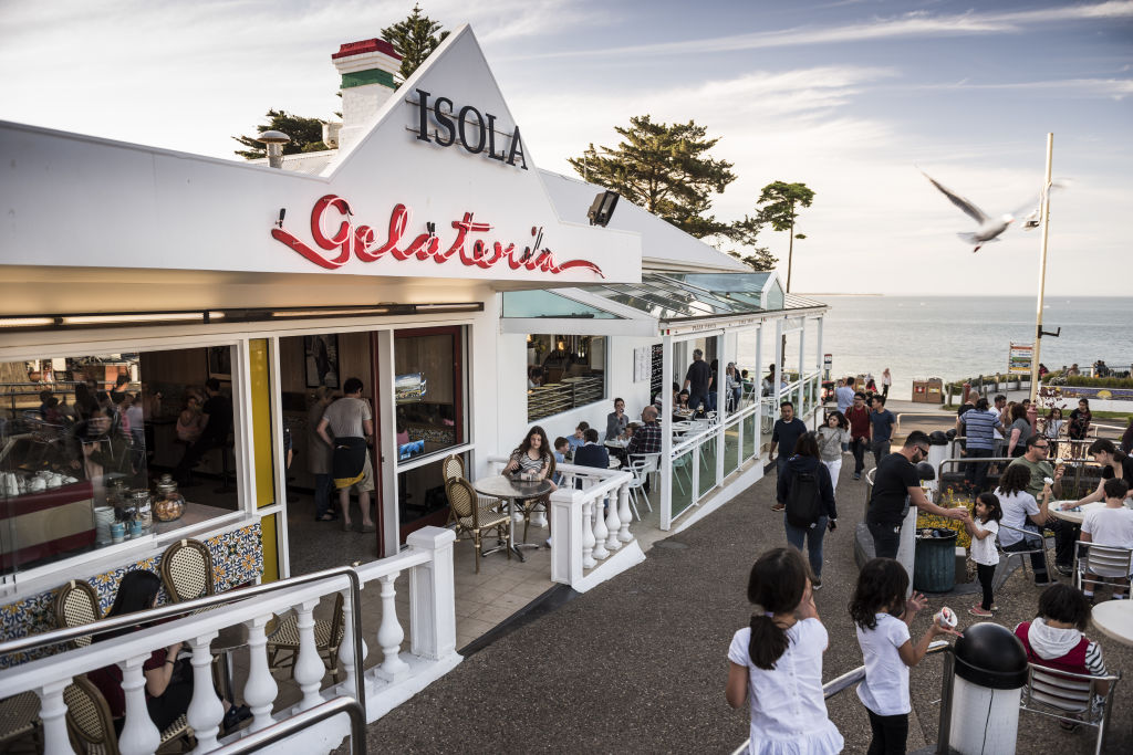 The perfect cool down spot on the island.  Photo: Robert Blackburn