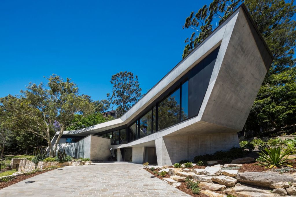 A house for the ages: Castle Cove house, which won the most coveted award at the World Architecture Festival on Wednesday. Photo: Brett Boardman