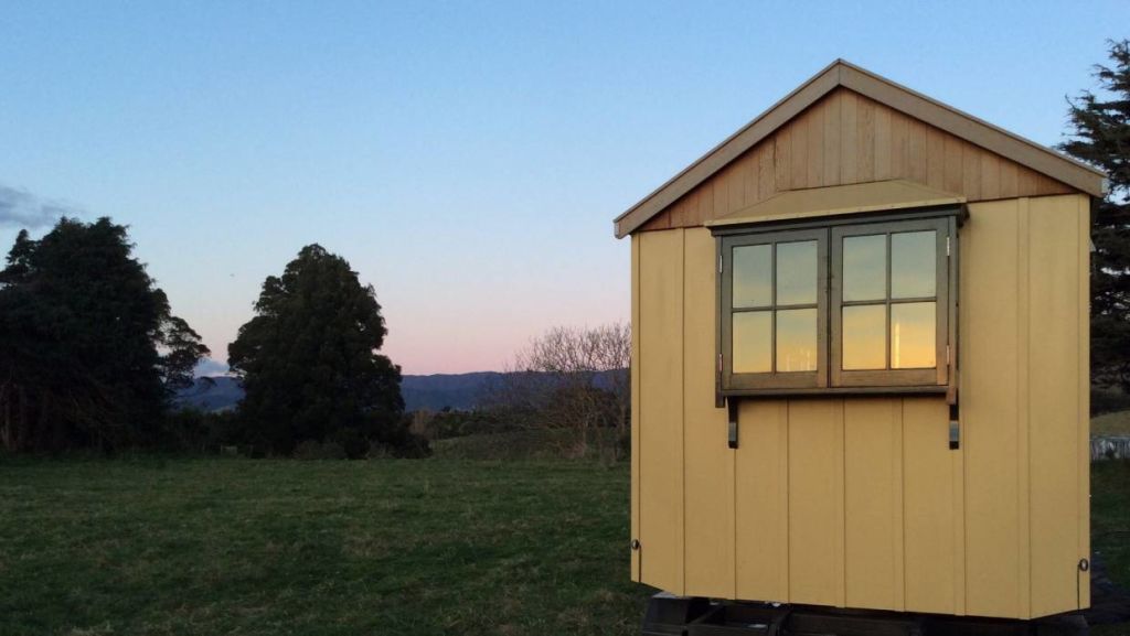 Nick and Tom had to downsize their total possessions by more than 80 per cent in order to live the tiny life. Photo: Nick Barnett