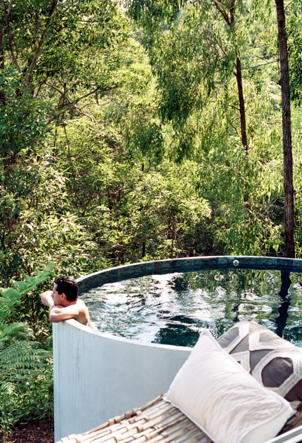 Obviously the small size of these pools makes them unsuitable for swimming laps or play, but they are ideal for relaxation. Photo: Roger D’Souza