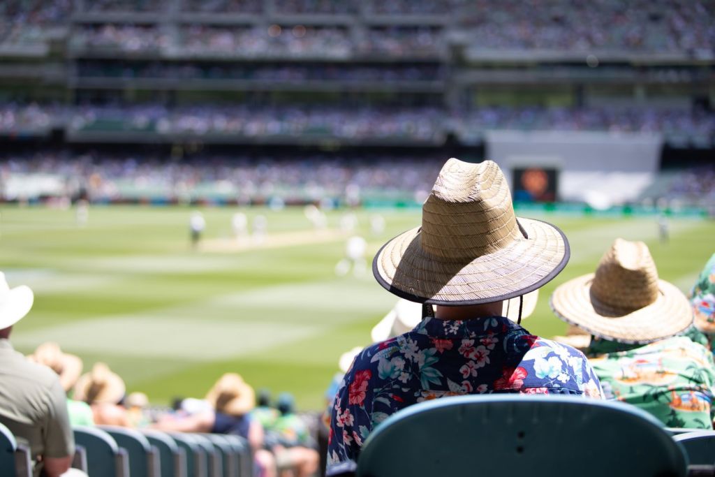 Cricket being watched at the MCG. Photo: Supplied
