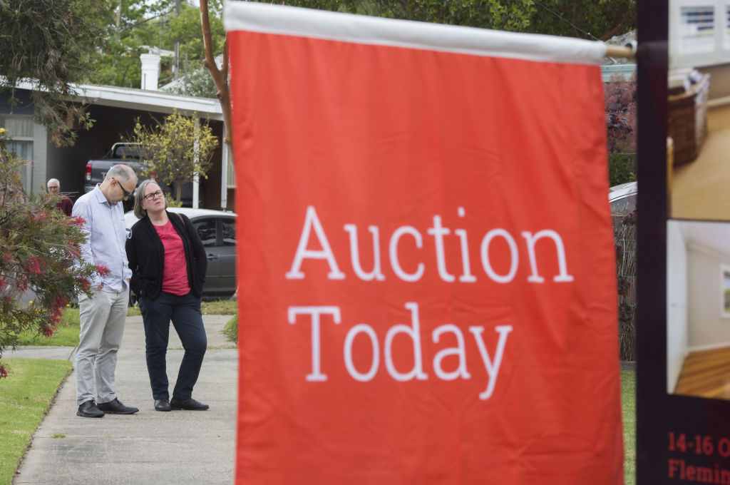 Buyers are still out in force at auction, just 10 days from Christmas.  Photo: Stephen McKenzie