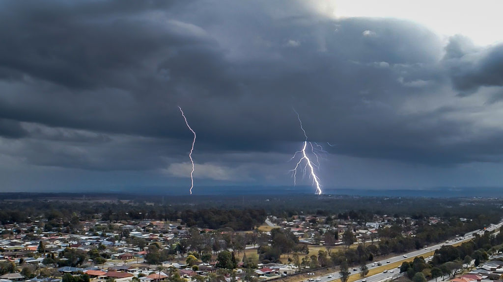 Power surges from thunderstorms can damage unprotected electronics. Photo: iStock
