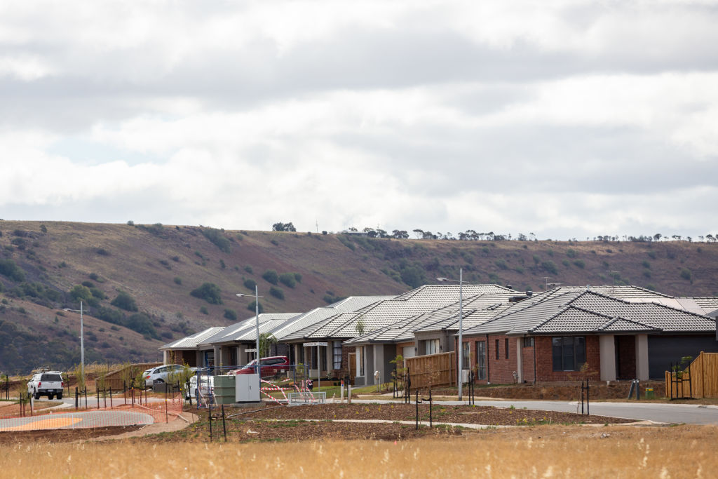 Bacchus Marsh housing estates. Photo: Greg Briggs