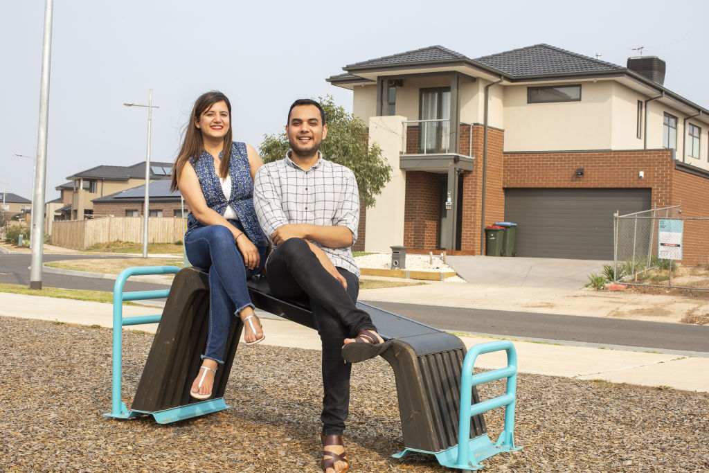 Nicky Rohilla and her brother Ishan. Photo: Stephen McKenzie