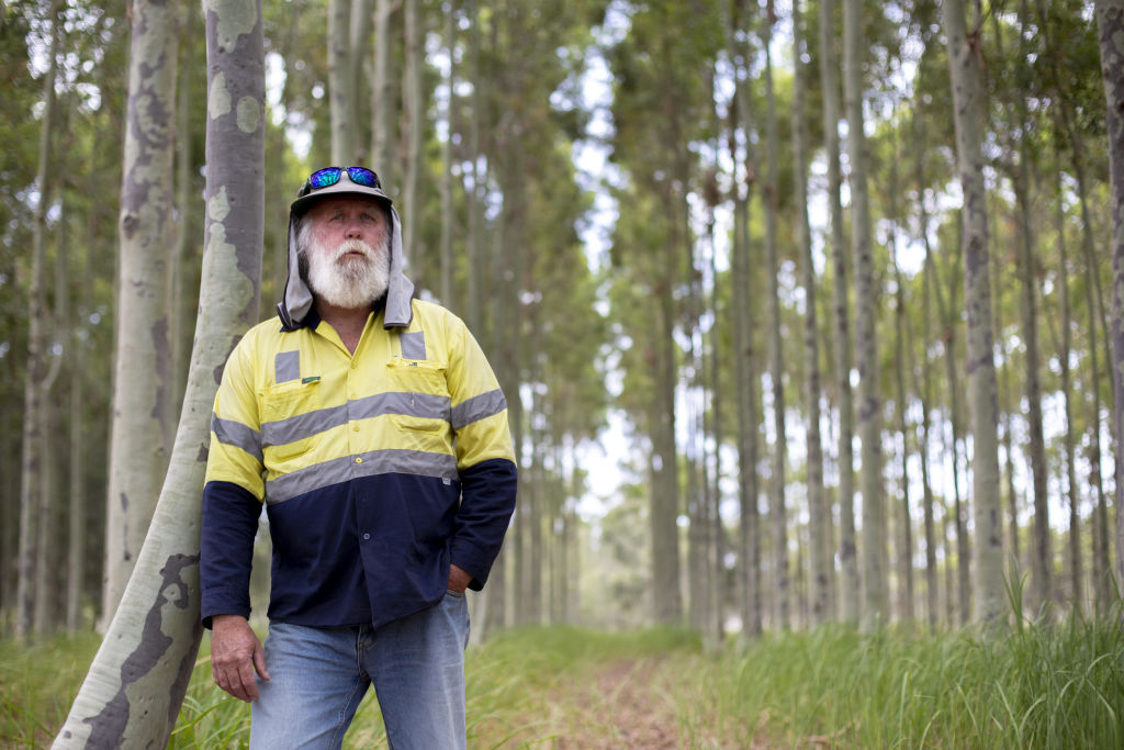 Roger Currie say climate change is to blame for Maryborough's worsening droughts.  Photo: Tammy Law