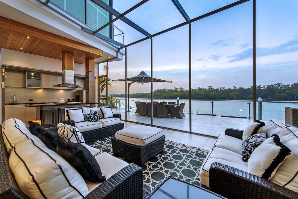 7309 Bayside Close, Sanctuary Cove, will be auctioned at The Event on Saturday. Photo: Ray White Sanctuary Cove