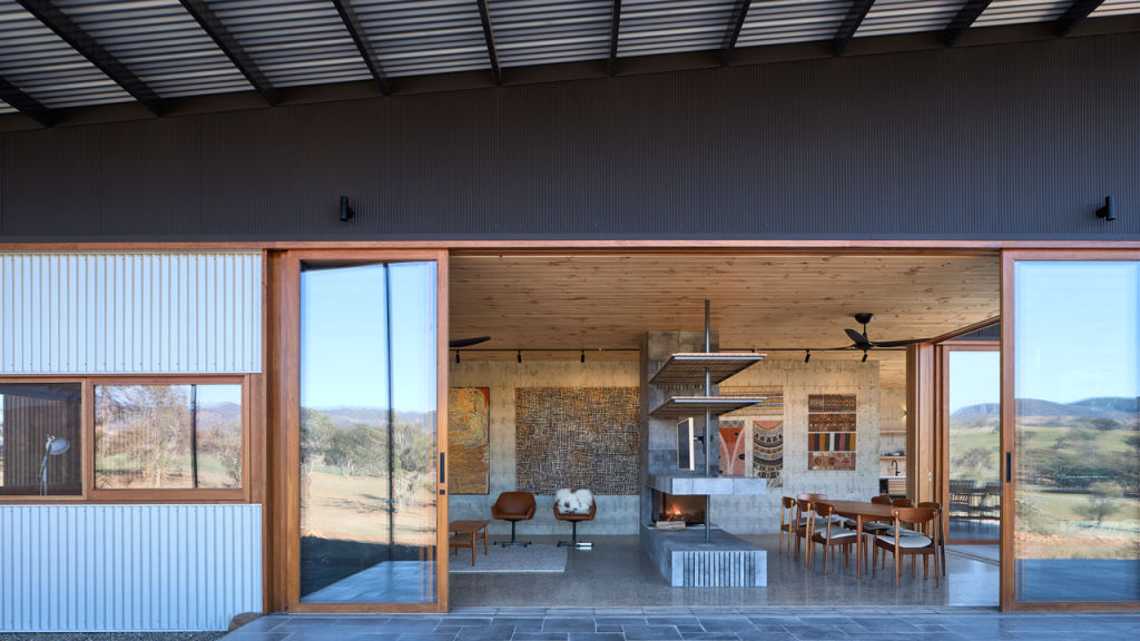 Robust but comfortable country living in the shade of self-sufficiency. Photo: Barton Taylor