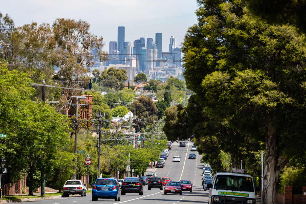 The tree-lined Barkers Road is home to popular cafes and restaurants. Photo: Greg Briggs