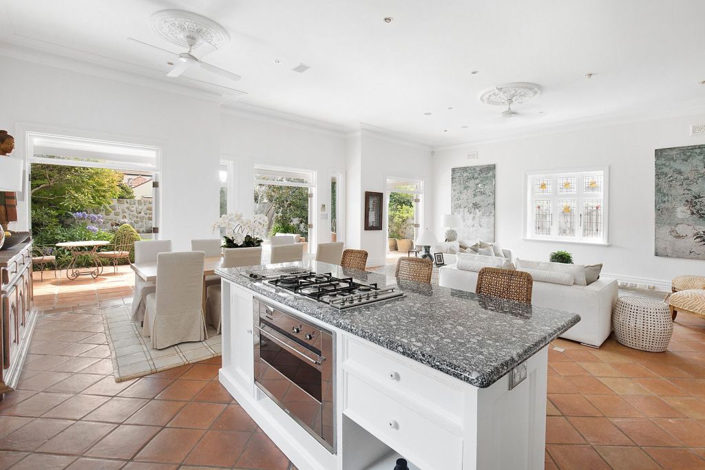 The five-bedroom house in Rose Bay secured $650,000 over reserve. Photo: BradfieldCleary