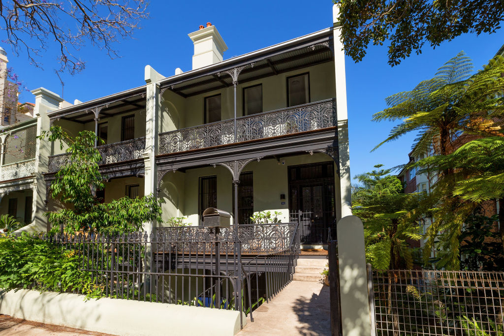 The Victorian terrace is one of three that was built by great Australian explorer and inventor Lawrence Hargrave. Photo: Supplied