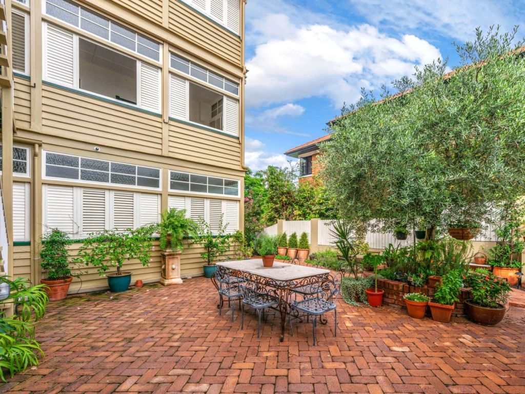 The downstairs terrace. Photo: Ray White New Farm