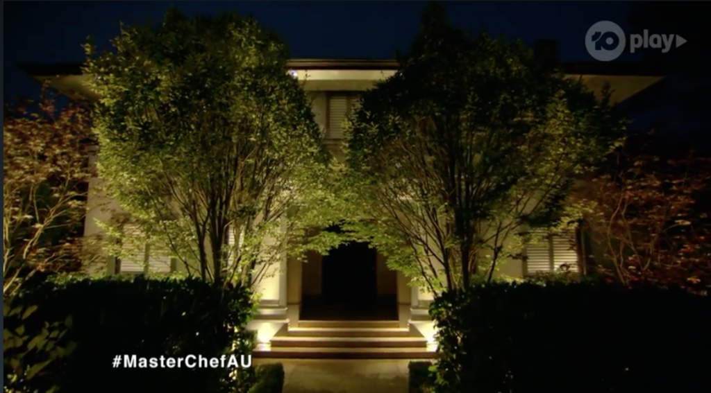 The MasterChef house, as seen on the show. Photo: Network Ten