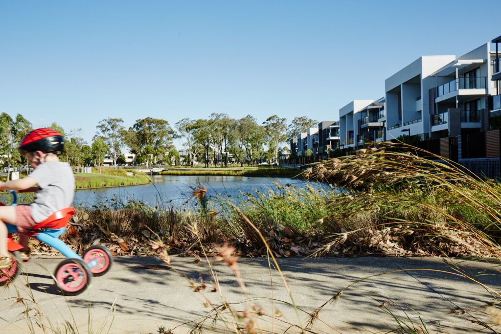 Frasers Property's Fairwater community in Blacktown has been designed to promote residents' health. Photo: Fraser's Property