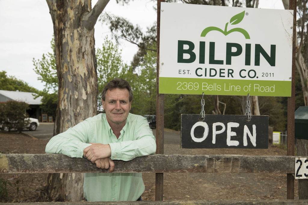 Sean Prendergast of Bilpin Cider Co. Photo: Supplied