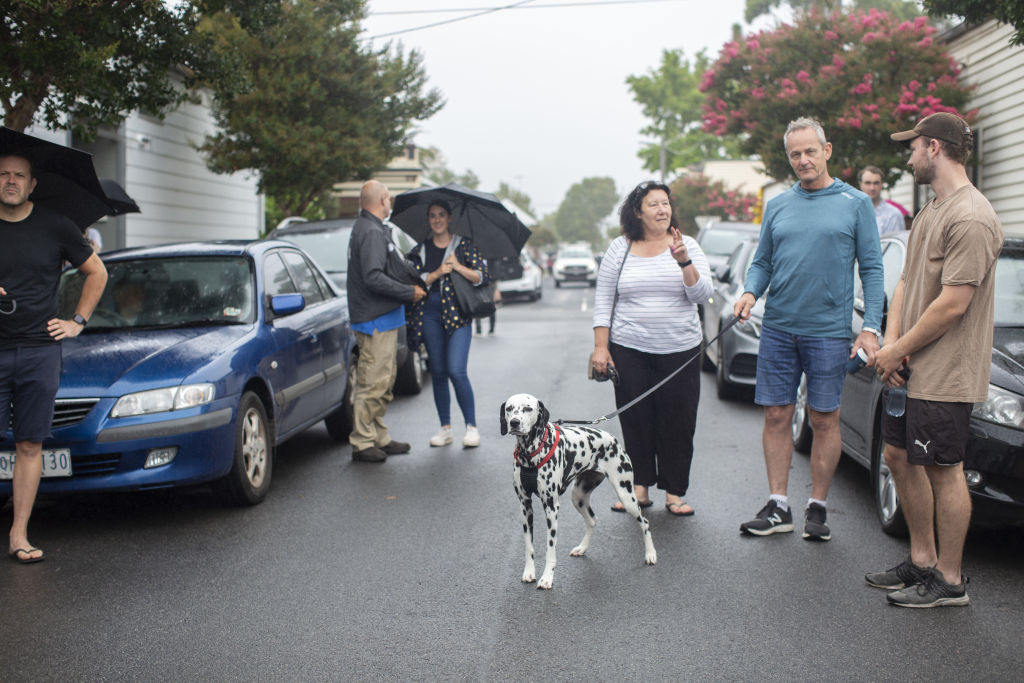 Every man and his dog had shown interest in the property, listing agents said.  Photo: Stephen McKenzie