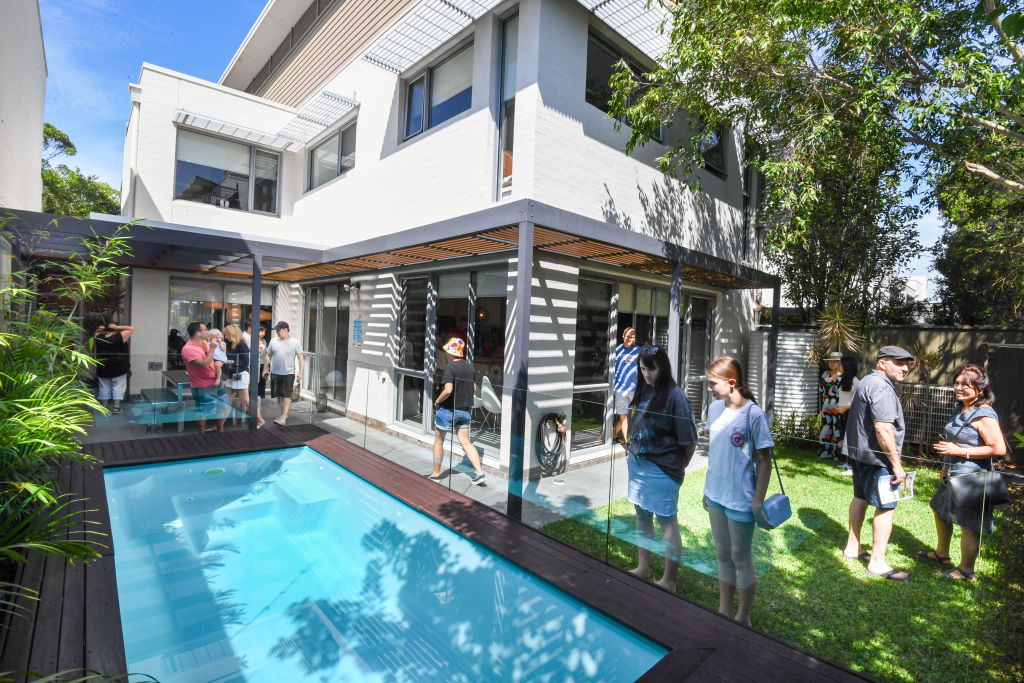 More than 200 groups had inspected the four-bedroom house. Photo: Peter Rae