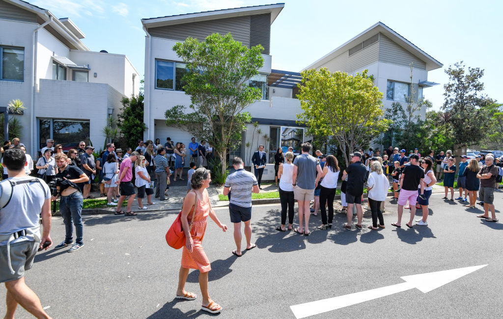 The auction for 1B Dooligah Avenue, Randwick.