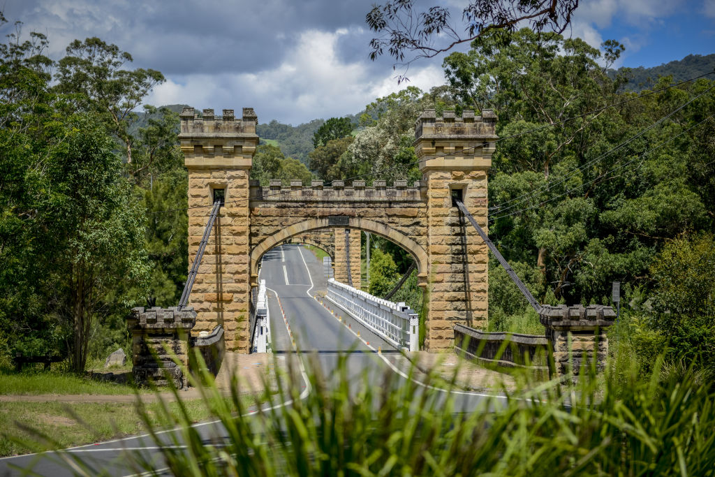 Kangaroo Valley's famous bridge. Photo: Katie Rivers Photography