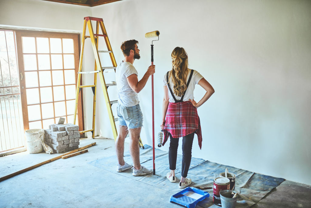 Painting is a simple and effective way to personalise a property.  Photo: iStock