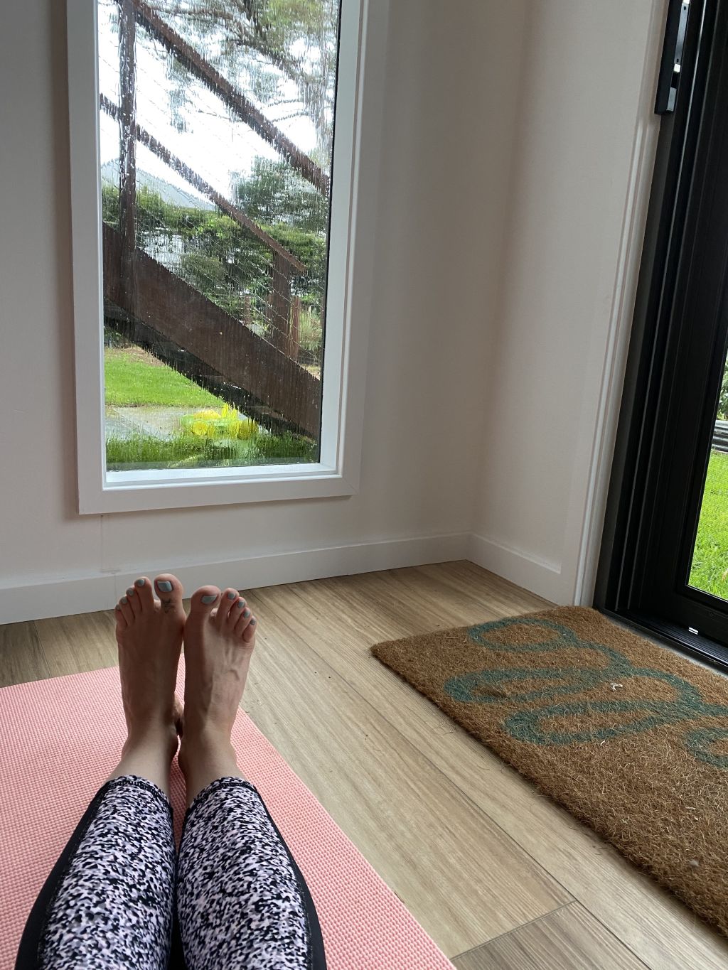 A perfect space for a yoga session. Photo: Supplied