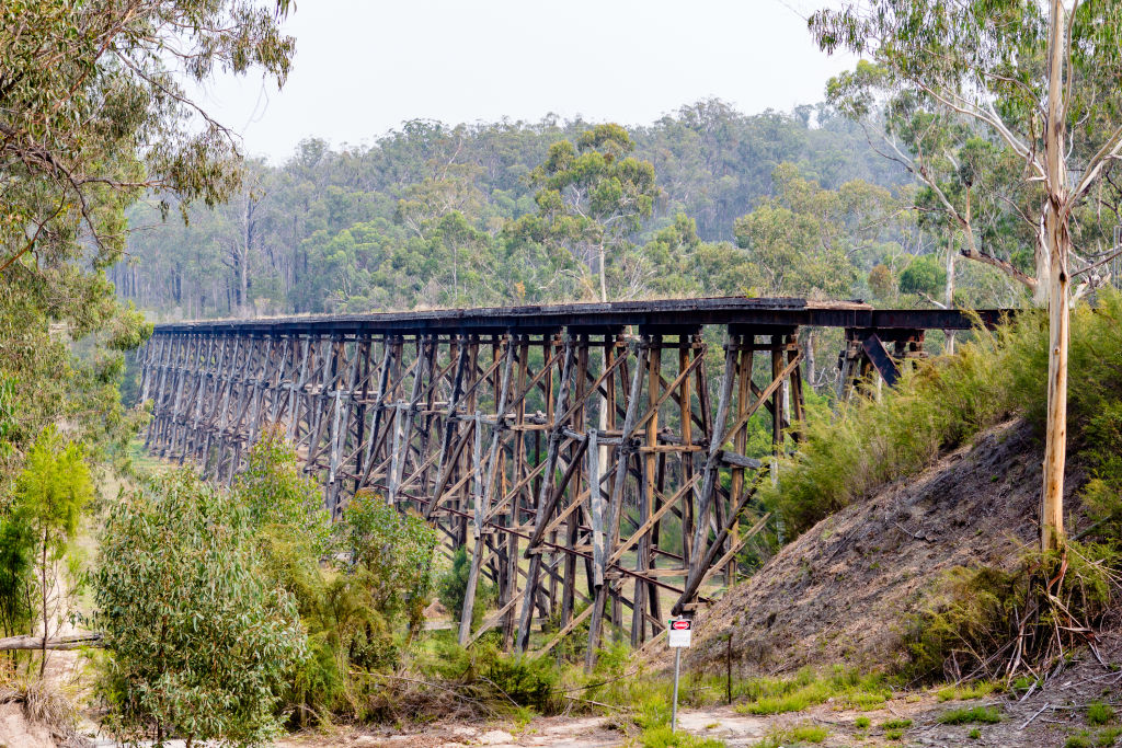 Stony Creek Trestle Bridge, Metung. Photo: Greg Briggs