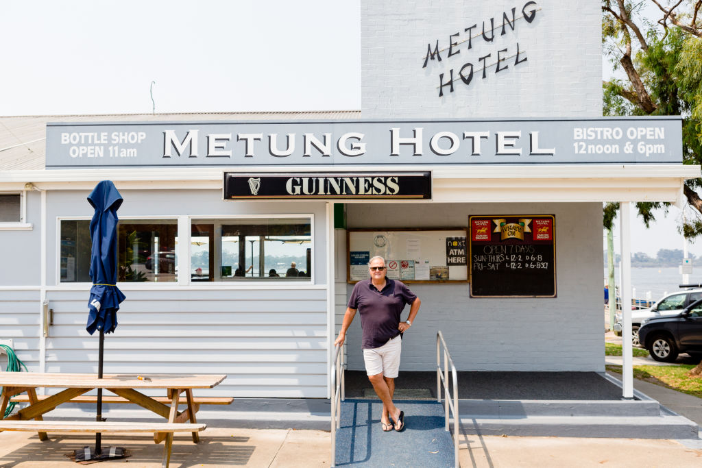 David Strange, owner of the Metung Hotel. Photo: Greg Briggs