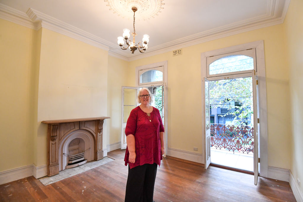Karen Geary pictured in the home which has been in her family for four generations. Photo: Peter Rae
