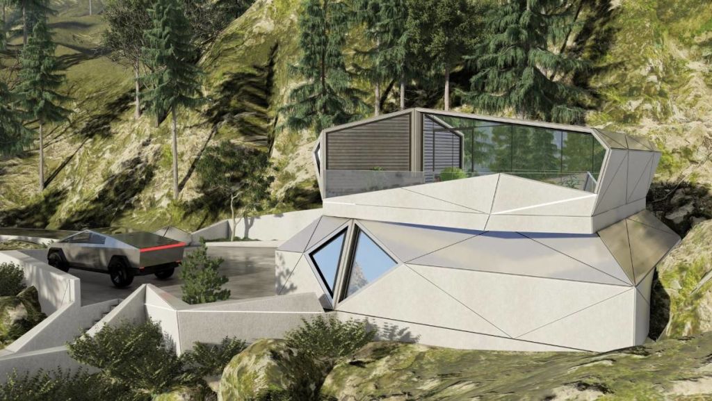 There's a separate bunker for the vehicles. Photo: Modern House Bureau