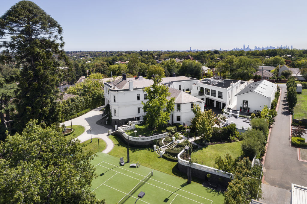 Complete with tennis court. Photo: Supplied