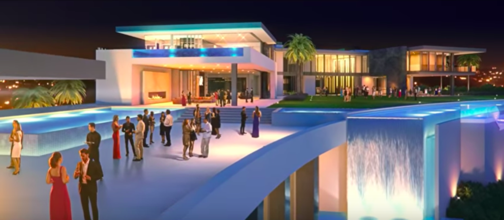 The One has its own nightclub and four pools. Photo: Skyline Development